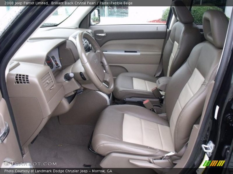 Brilliant Black Crystal Pearl / Pastel Pebble Beige 2008 Jeep Patriot Limited