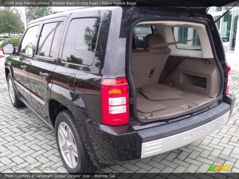 Brilliant Black Crystal Pearl / Pastel Pebble Beige 2008 Jeep Patriot Limited