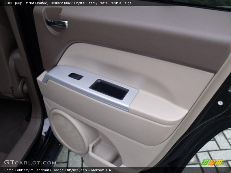 Brilliant Black Crystal Pearl / Pastel Pebble Beige 2008 Jeep Patriot Limited