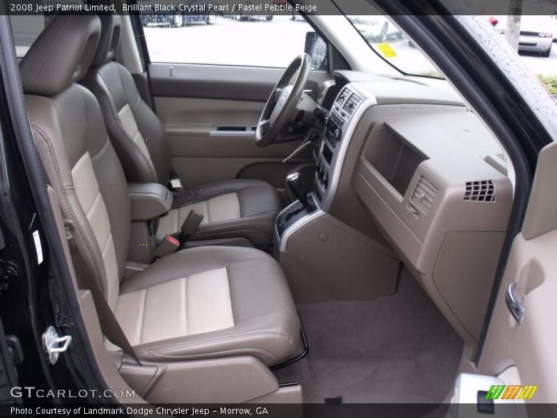 Brilliant Black Crystal Pearl / Pastel Pebble Beige 2008 Jeep Patriot Limited
