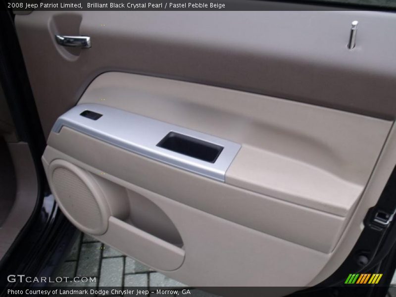 Brilliant Black Crystal Pearl / Pastel Pebble Beige 2008 Jeep Patriot Limited