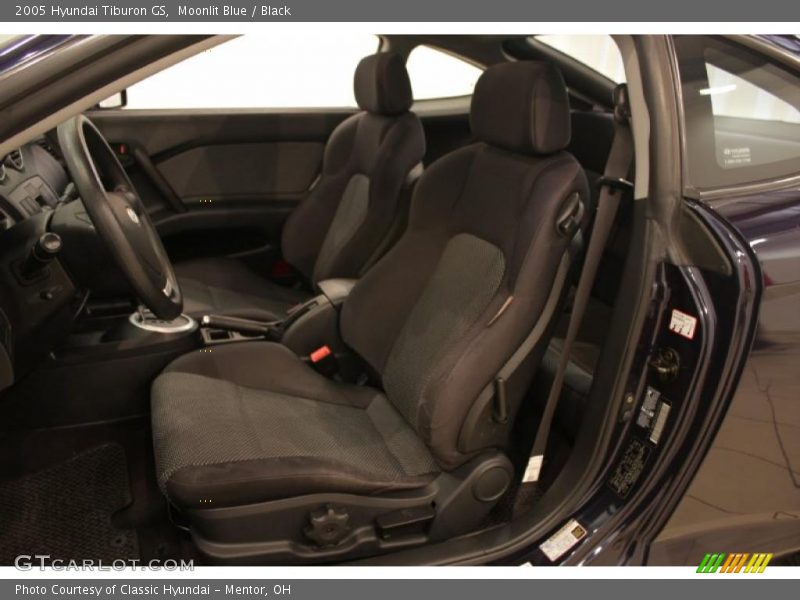 Moonlit Blue / Black 2005 Hyundai Tiburon GS
