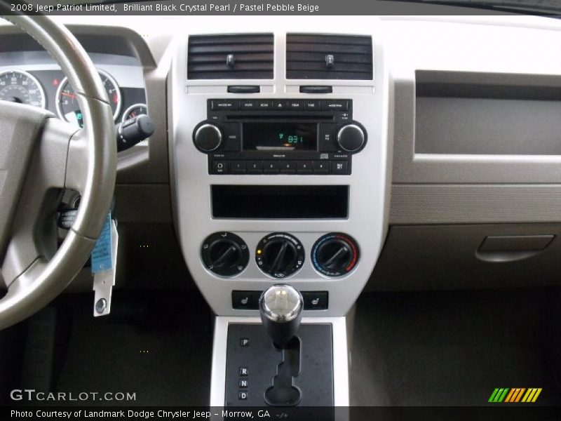 Brilliant Black Crystal Pearl / Pastel Pebble Beige 2008 Jeep Patriot Limited