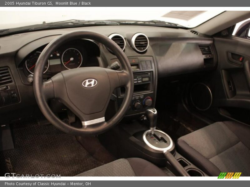 Moonlit Blue / Black 2005 Hyundai Tiburon GS