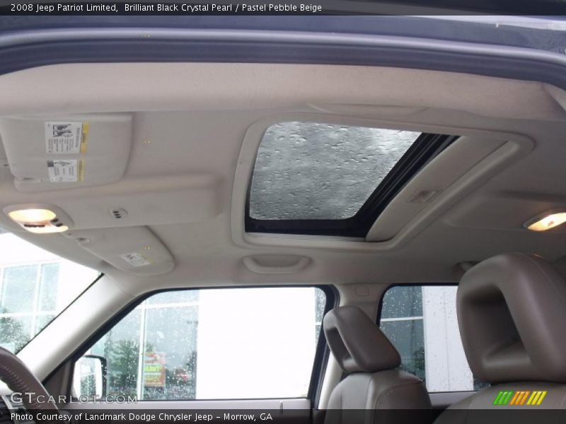 Brilliant Black Crystal Pearl / Pastel Pebble Beige 2008 Jeep Patriot Limited
