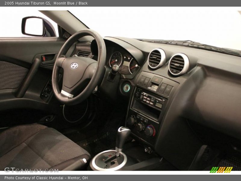 Moonlit Blue / Black 2005 Hyundai Tiburon GS