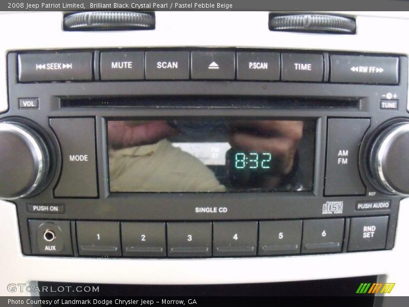Brilliant Black Crystal Pearl / Pastel Pebble Beige 2008 Jeep Patriot Limited