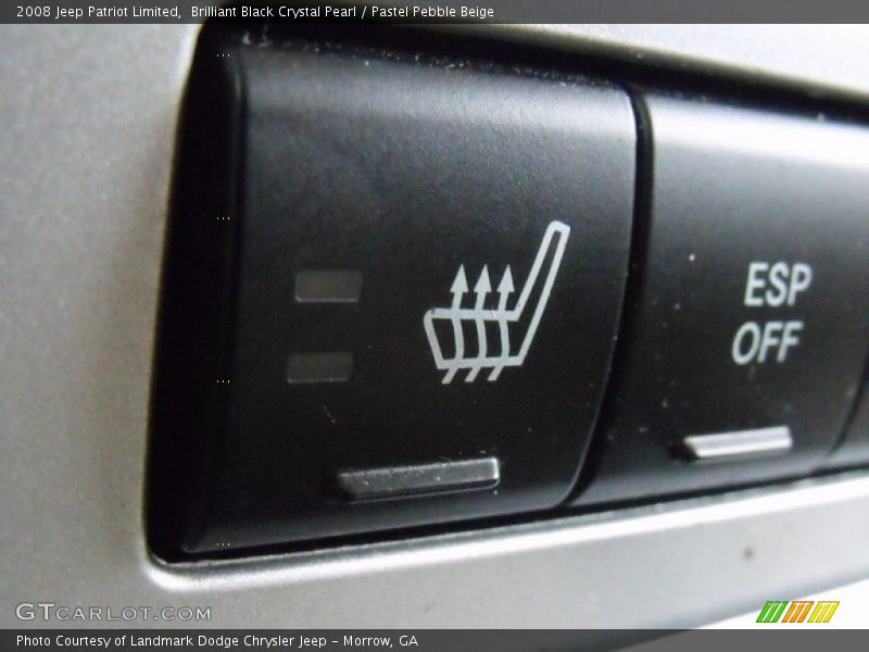 Brilliant Black Crystal Pearl / Pastel Pebble Beige 2008 Jeep Patriot Limited