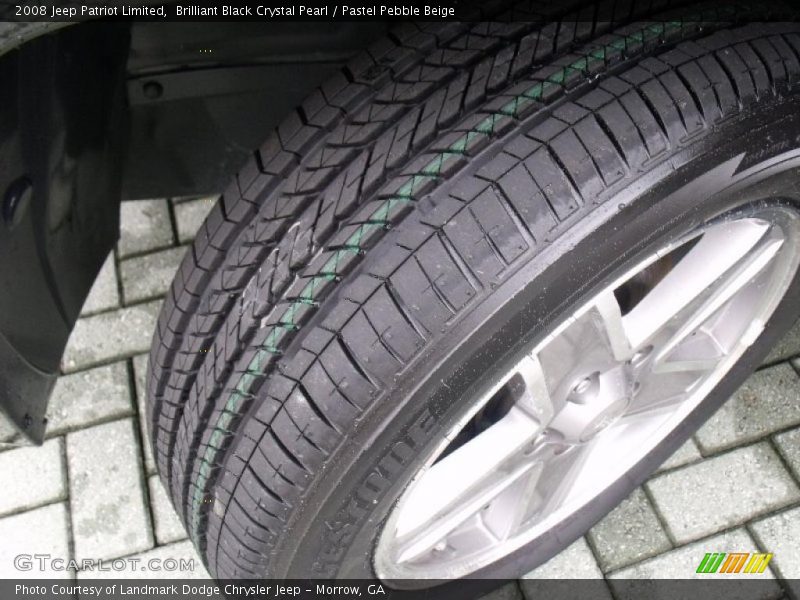 Brilliant Black Crystal Pearl / Pastel Pebble Beige 2008 Jeep Patriot Limited