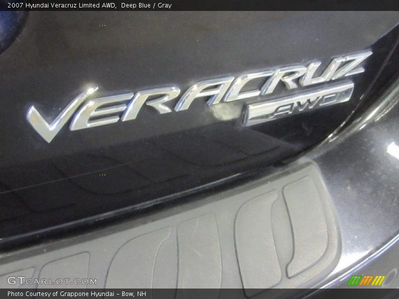Deep Blue / Gray 2007 Hyundai Veracruz Limited AWD