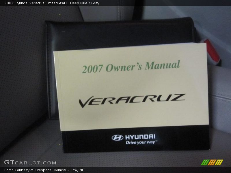 Deep Blue / Gray 2007 Hyundai Veracruz Limited AWD