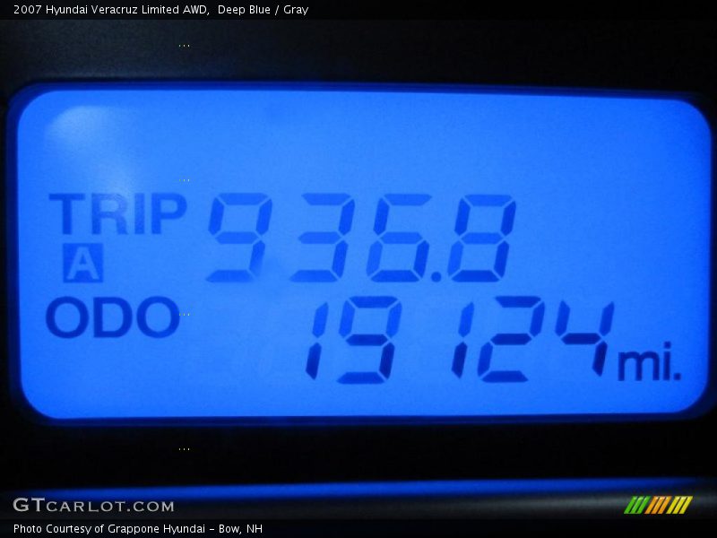 Deep Blue / Gray 2007 Hyundai Veracruz Limited AWD