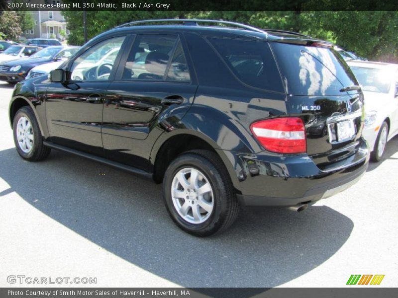 Black / Ash Grey 2007 Mercedes-Benz ML 350 4Matic