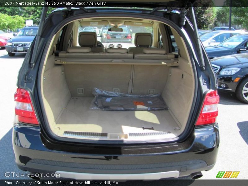 Black / Ash Grey 2007 Mercedes-Benz ML 350 4Matic