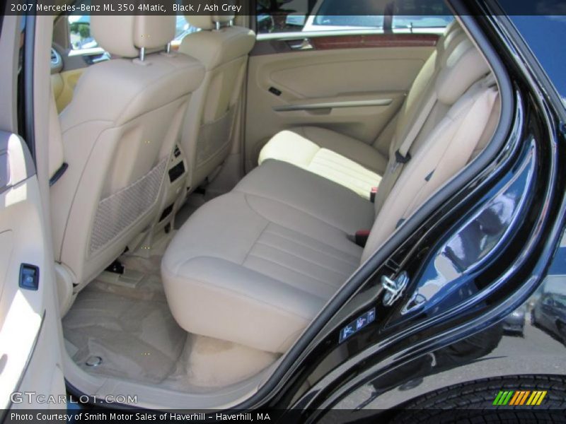 Black / Ash Grey 2007 Mercedes-Benz ML 350 4Matic