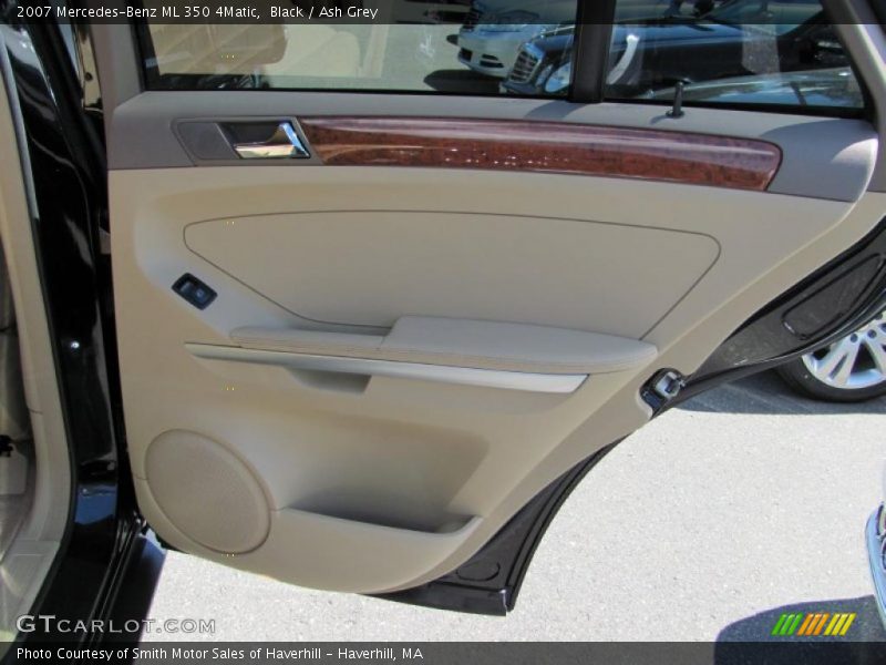 Black / Ash Grey 2007 Mercedes-Benz ML 350 4Matic