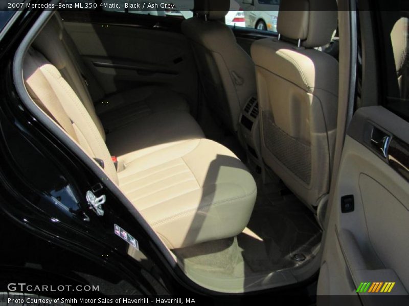 Black / Ash Grey 2007 Mercedes-Benz ML 350 4Matic