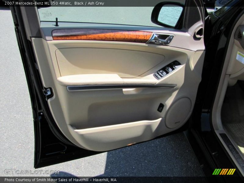 Black / Ash Grey 2007 Mercedes-Benz ML 350 4Matic