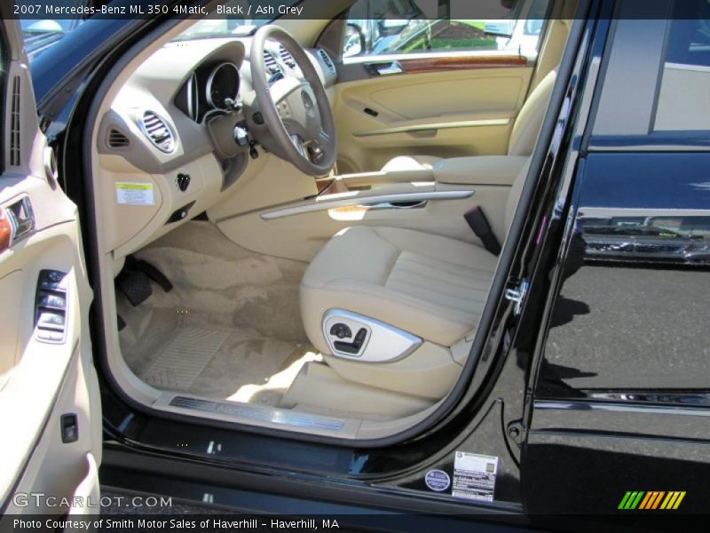 Black / Ash Grey 2007 Mercedes-Benz ML 350 4Matic