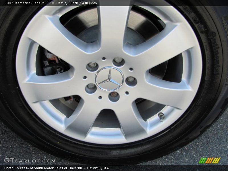 Black / Ash Grey 2007 Mercedes-Benz ML 350 4Matic