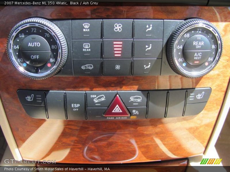 Black / Ash Grey 2007 Mercedes-Benz ML 350 4Matic