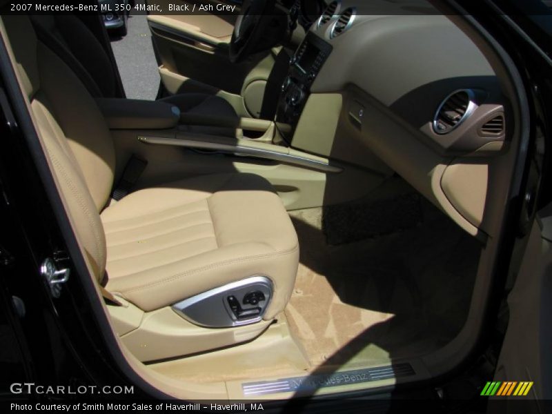 Black / Ash Grey 2007 Mercedes-Benz ML 350 4Matic