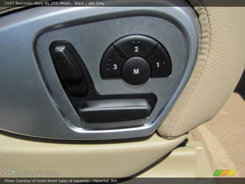 Black / Ash Grey 2007 Mercedes-Benz ML 350 4Matic