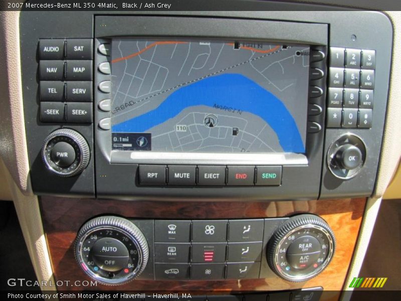Black / Ash Grey 2007 Mercedes-Benz ML 350 4Matic
