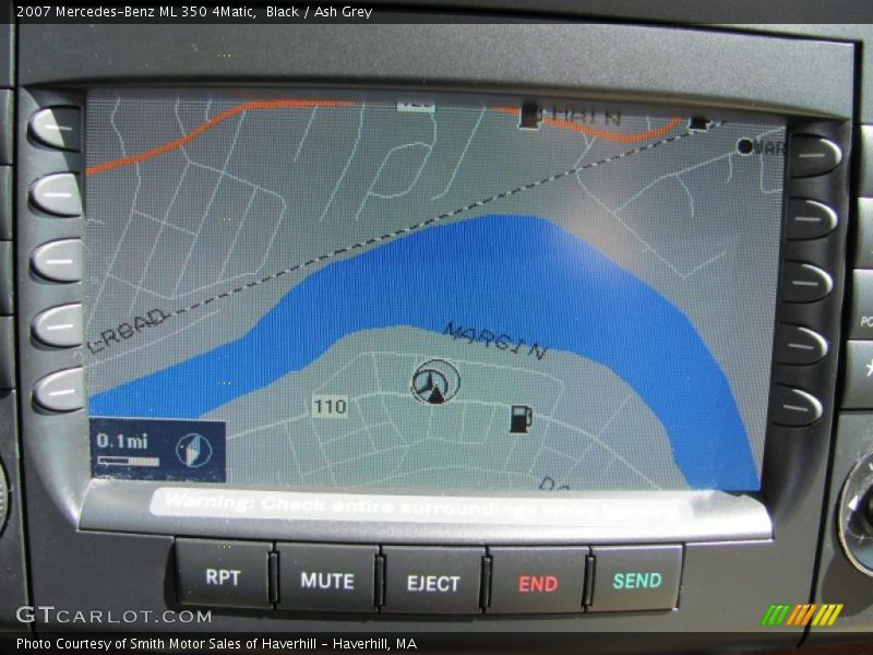 Black / Ash Grey 2007 Mercedes-Benz ML 350 4Matic