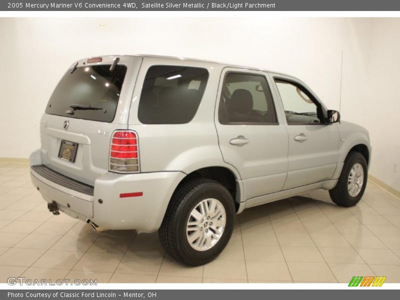 Satellite Silver Metallic / Black/Light Parchment 2005 Mercury Mariner V6 Convenience 4WD