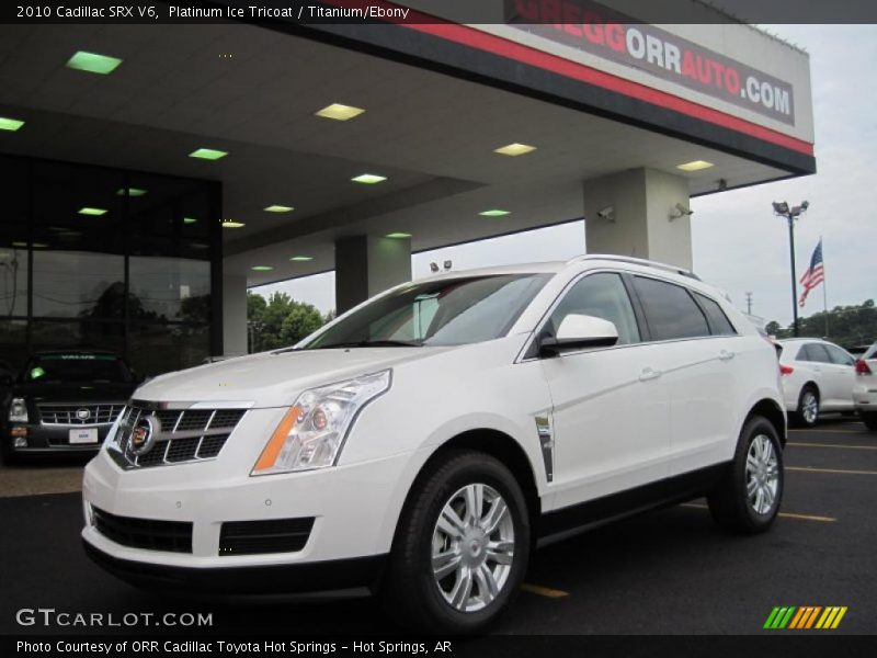Platinum Ice Tricoat / Titanium/Ebony 2010 Cadillac SRX V6