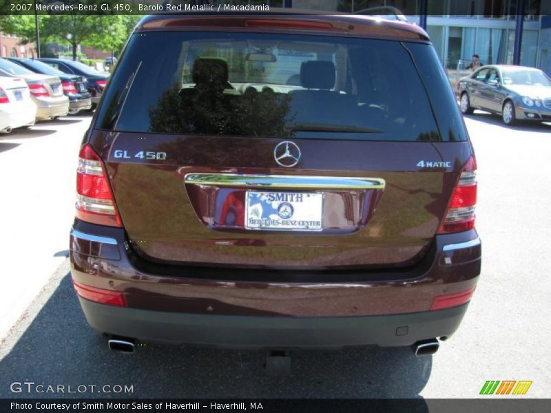 Barolo Red Metallic / Macadamia 2007 Mercedes-Benz GL 450