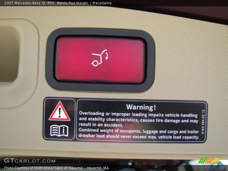 Barolo Red Metallic / Macadamia 2007 Mercedes-Benz GL 450