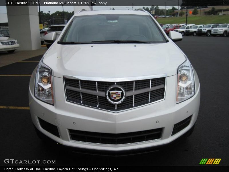 Platinum Ice Tricoat / Titanium/Ebony 2010 Cadillac SRX V6