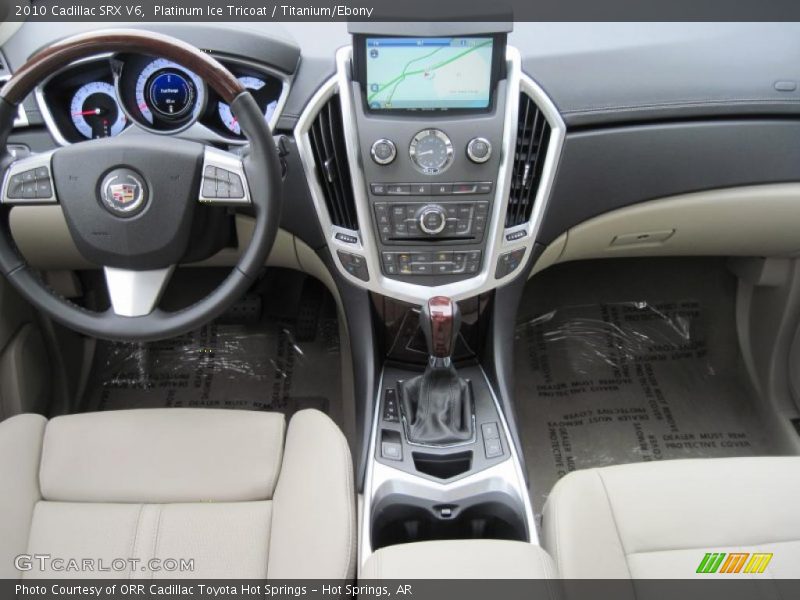 Platinum Ice Tricoat / Titanium/Ebony 2010 Cadillac SRX V6