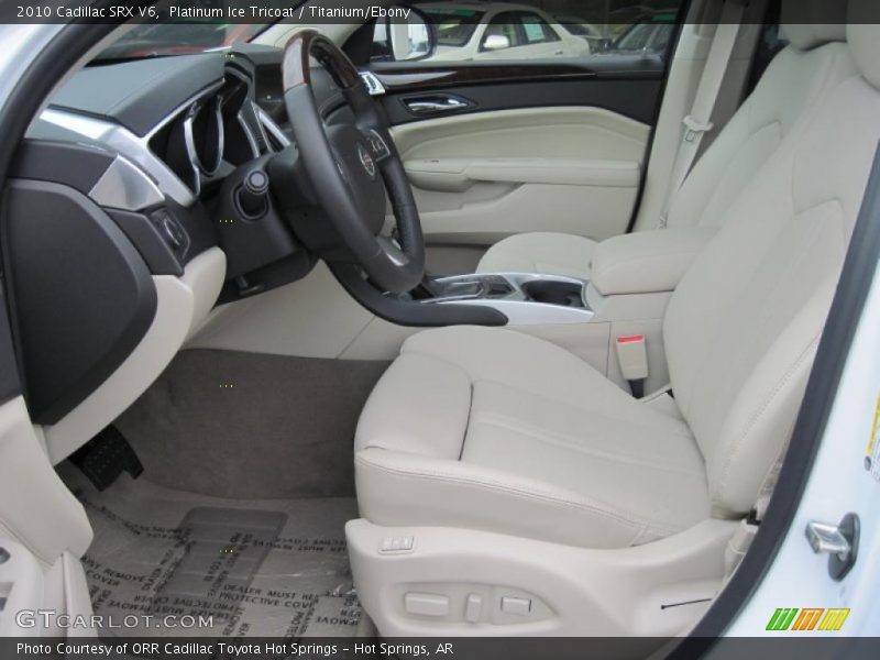 Platinum Ice Tricoat / Titanium/Ebony 2010 Cadillac SRX V6