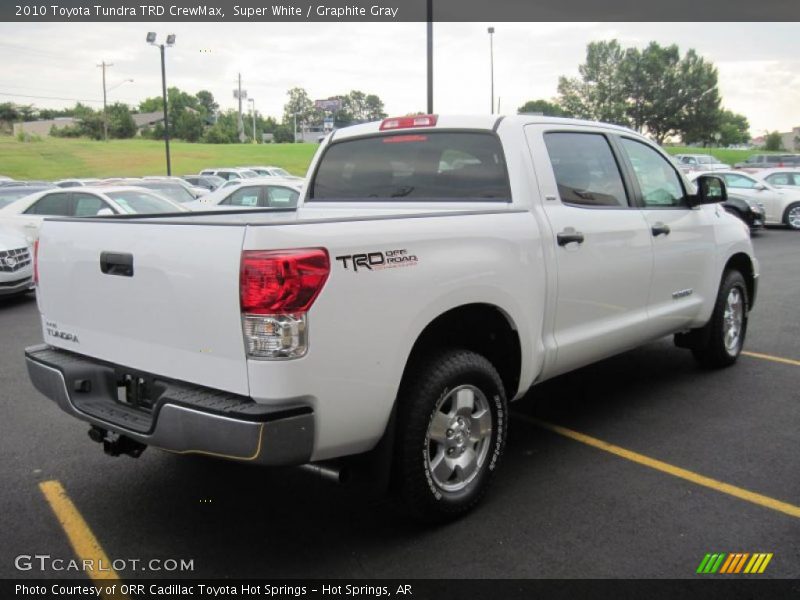 Super White / Graphite Gray 2010 Toyota Tundra TRD CrewMax