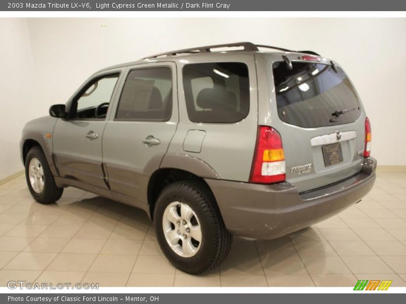 Light Cypress Green Metallic / Dark Flint Gray 2003 Mazda Tribute LX-V6