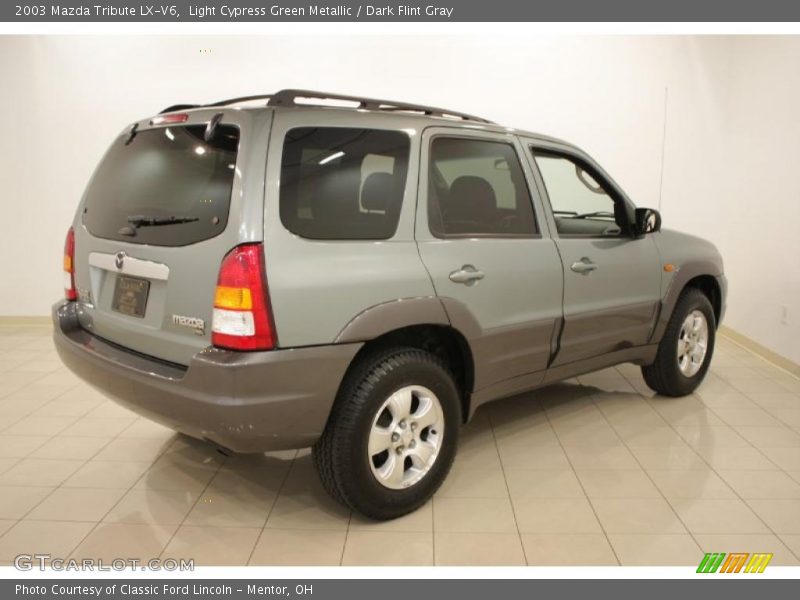 Light Cypress Green Metallic / Dark Flint Gray 2003 Mazda Tribute LX-V6