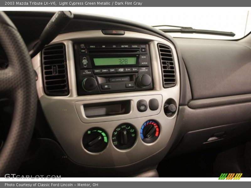 Light Cypress Green Metallic / Dark Flint Gray 2003 Mazda Tribute LX-V6