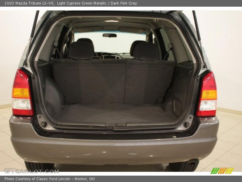 Light Cypress Green Metallic / Dark Flint Gray 2003 Mazda Tribute LX-V6