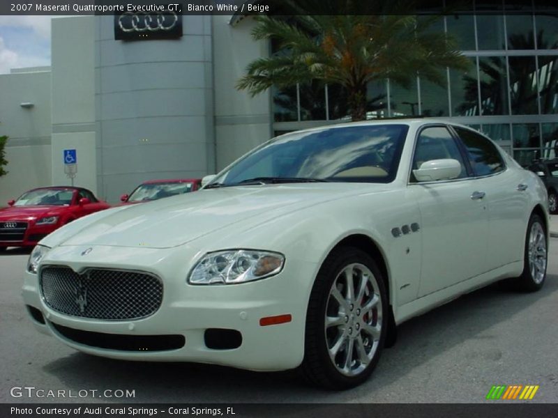 Bianco White / Beige 2007 Maserati Quattroporte Executive GT