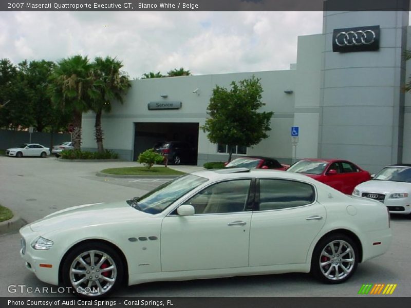 Bianco White / Beige 2007 Maserati Quattroporte Executive GT