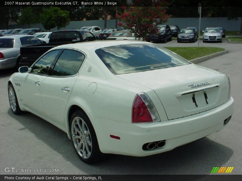 Bianco White / Beige 2007 Maserati Quattroporte Executive GT