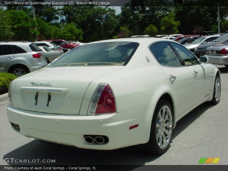 Bianco White / Beige 2007 Maserati Quattroporte Executive GT