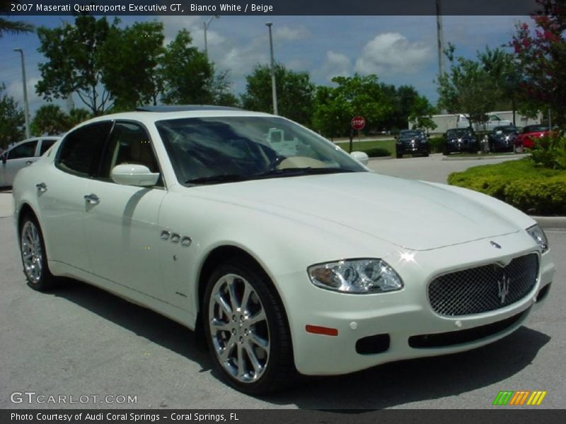 Bianco White / Beige 2007 Maserati Quattroporte Executive GT