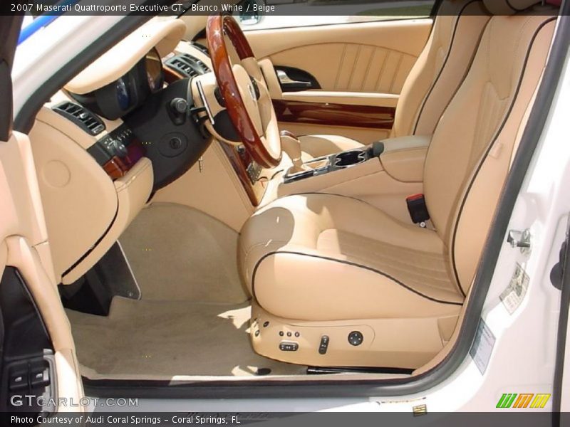 Bianco White / Beige 2007 Maserati Quattroporte Executive GT