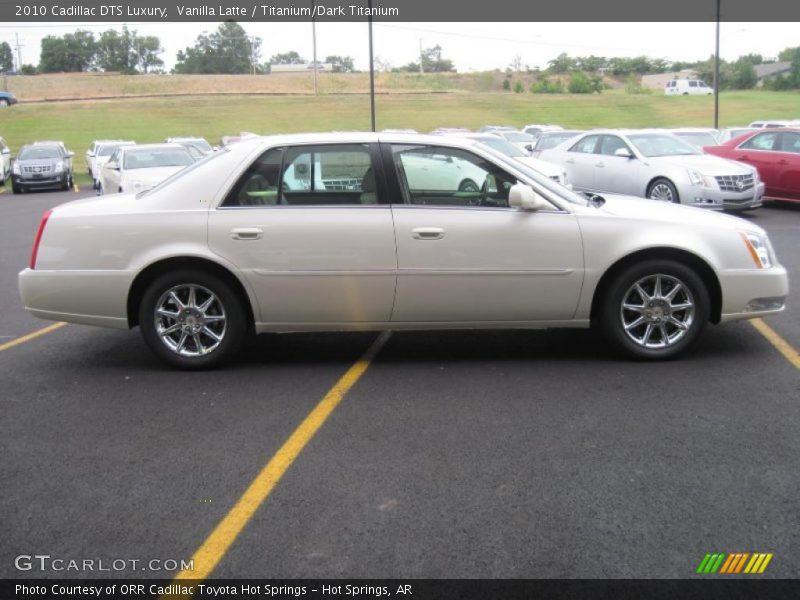 Vanilla Latte / Titanium/Dark Titanium 2010 Cadillac DTS Luxury
