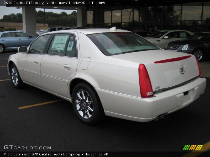 Vanilla Latte / Titanium/Dark Titanium 2010 Cadillac DTS Luxury