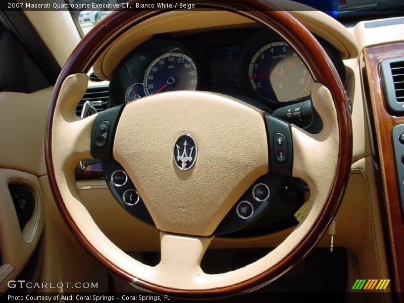 Bianco White / Beige 2007 Maserati Quattroporte Executive GT